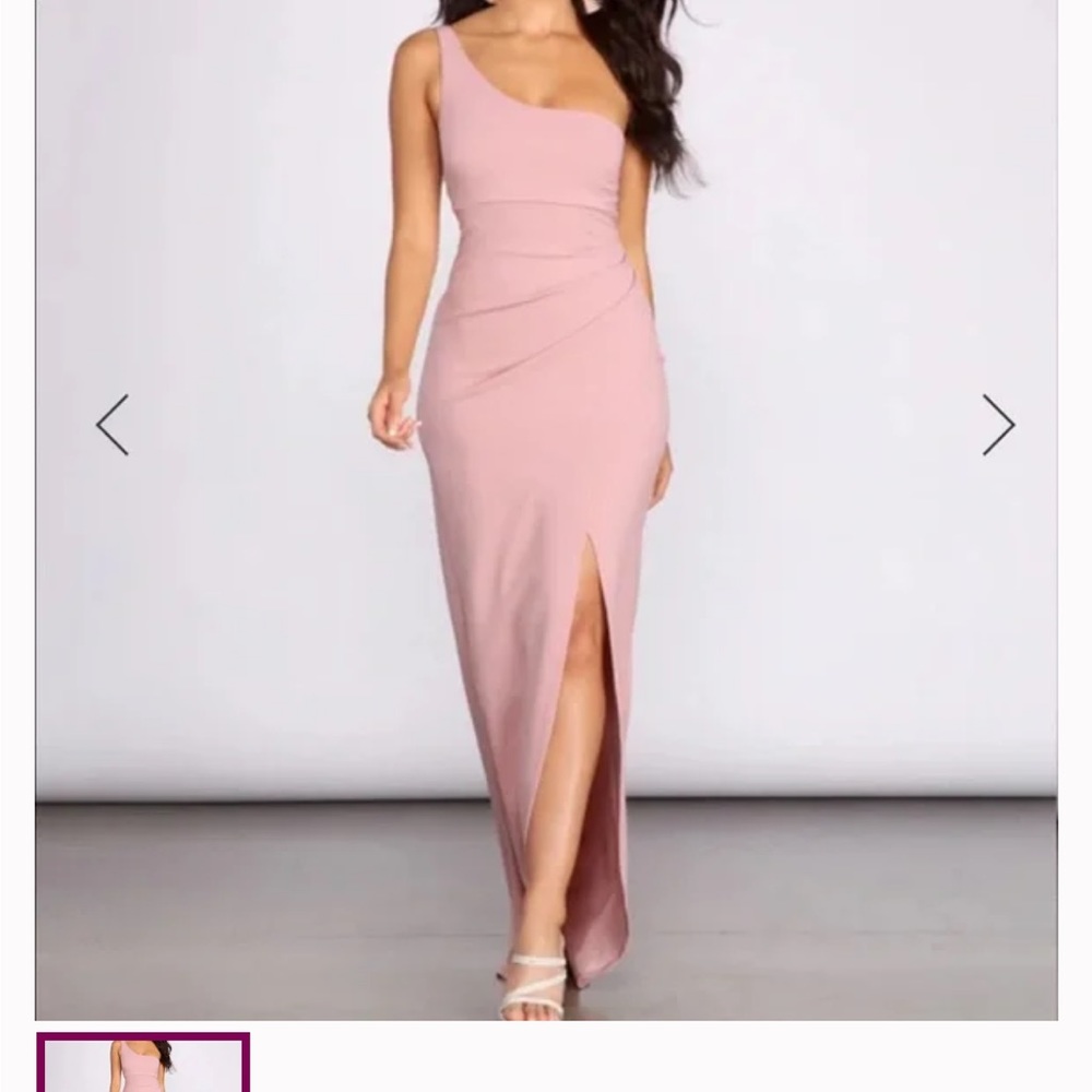 Iris Long Formal Mauve Dress, Sz S, NWOT - Picture 3 of 8